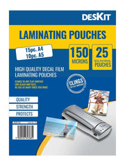 Peel and stick laminating pouches cling on| Deskit