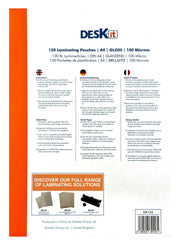 A4 LAMINATING POUCHES INSTRUCTIONS | DESKIT