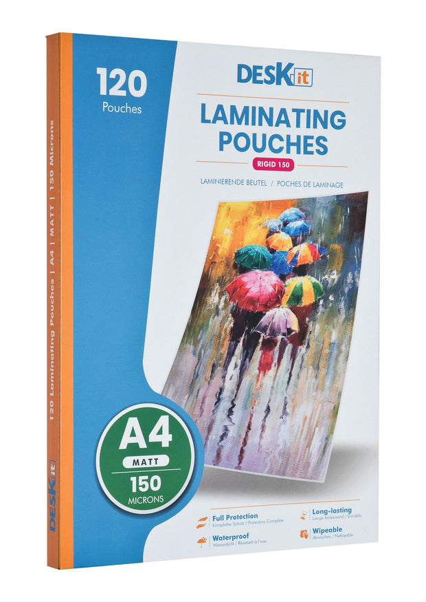 A4 QUALITY MATT LAMINATING POUCHES | DESKIT