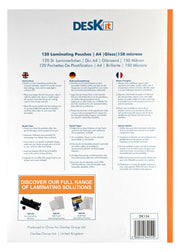A4 LAMINATING POUCHES INSTRUCTIONS MULTI-LANGUAGE | DESKIT
