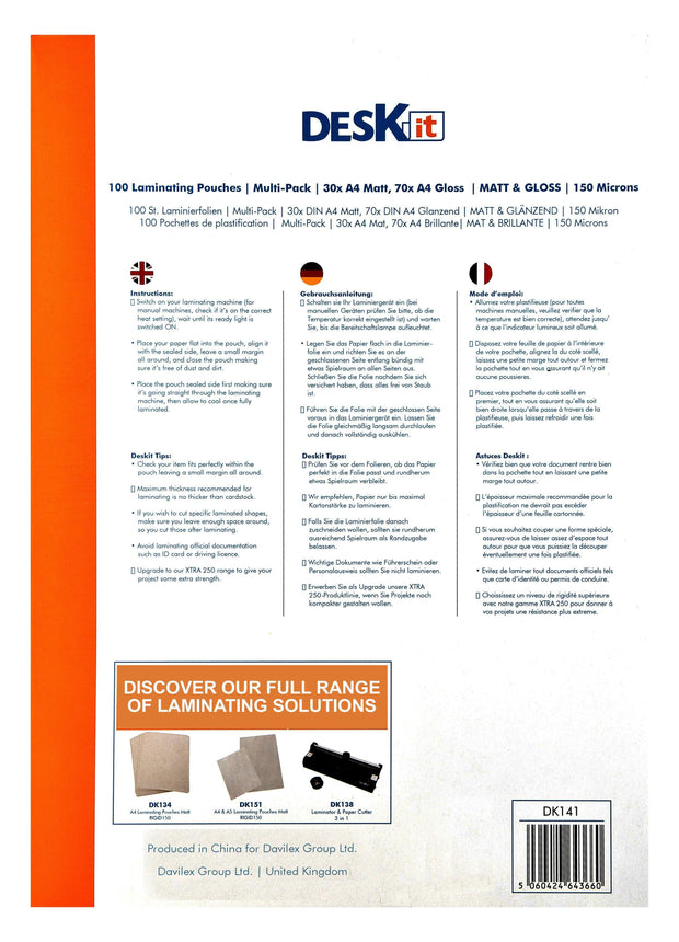 HOW TO LAMINATE WITH DESKIT LAMINATING SHEETS | DESKIT