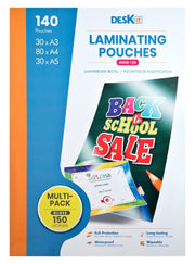 A4 A5 A6 LAMINATING POUCHES GLOSS QUALITY | DESKIT