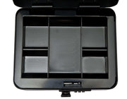 8" Cash Box with Combination Lock For Petty Cash Black|DESKITSHOP