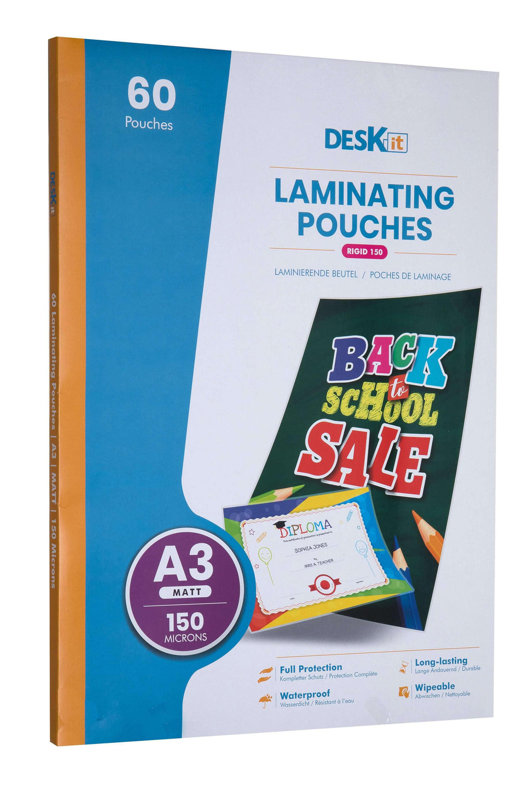 A5 Heavy Duty Matt Laminating Pouches Sheets - 250 MICRONS - 100 SHEET - View #4