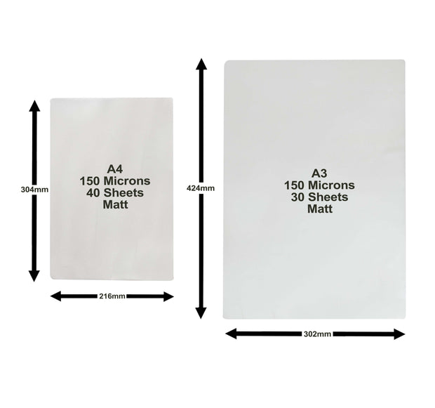 Laminating pouches deskit A4 A3