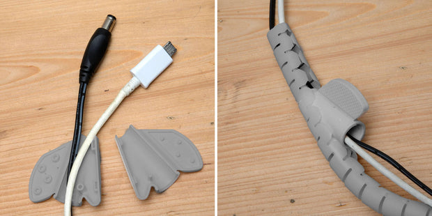 Cable management wrapper grey | deskit