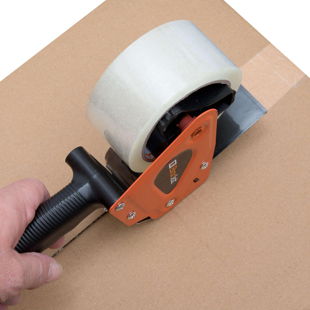 Clear Packaging Tape with Dispenser, 48mm x 66m, Pack of 6 Rolls - Deskit