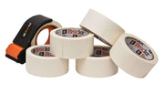 Brackit Masking Tape with Compact Dispenser, 48mm x 30M, Pack of 6 Rolls - Deskit