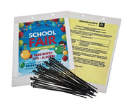 Poster kit A3 laminating sheets and ties | deskit