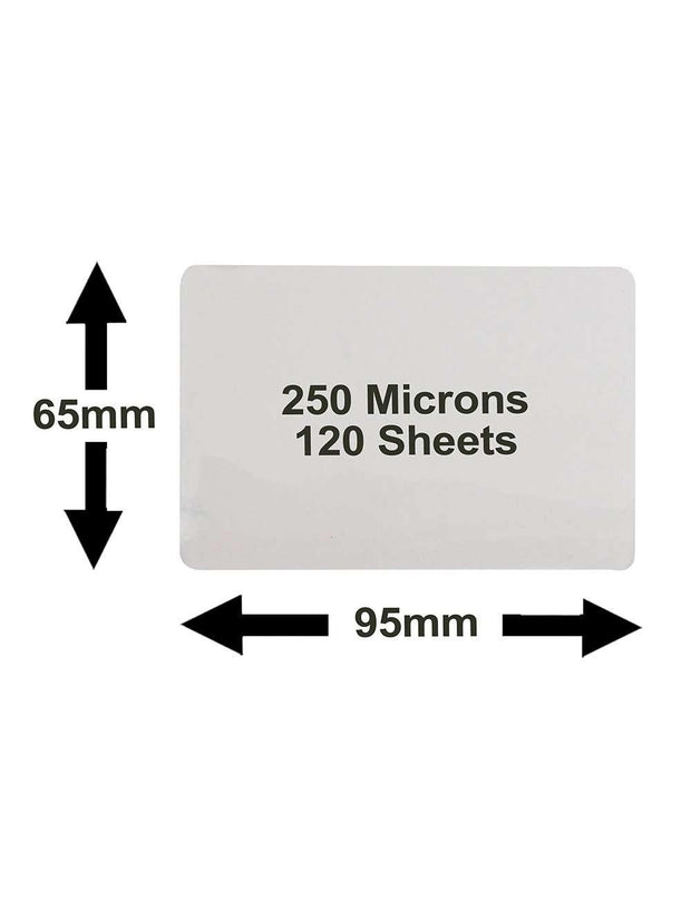 Laminating Pouches Small ID Card Size, Extra Strong Gloss | DESKITSHOP