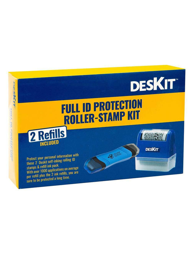 ID Protection Roller Stamp Pen Kit for confidential info | DESKITSHOP