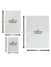 DESKit Laminating Pouches A5 A4 A3