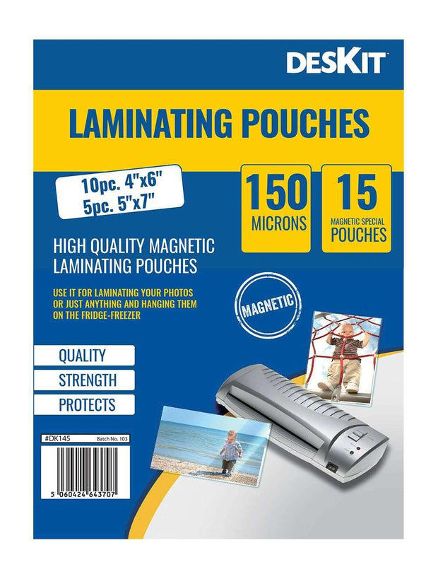 Magnetic Laminating Pouches for Easy Signage and Photo Magnet |DESKITSHOP